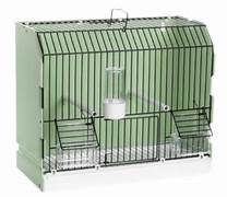 2GR Exposition Cage Green 3 Doors Black Grid