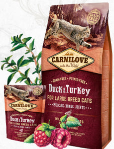 Carnilove Duck & Turkey LARGE BREED CATS