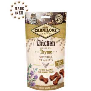 Carnilove Semi-Moist Chicken & Thyme Snacks 50g