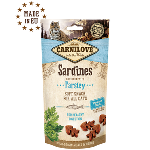 Carnilove Semi-Moist Sardine & Parsley Snacks 50g