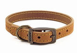 Timberwolf Leather Collar Blue, Sable, Mustard