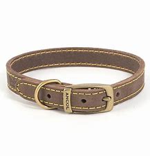 Timberwolf Leather Collar Blue, Sable, Mustard