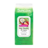 Tropiclean Deep Cleansing Wipes - Berry & Coconut