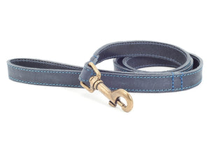 Timberwolf Leather Lead Blue, Sable, Mustard